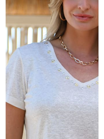 Bleu d'Azur Shirt "Maxou" in Weiß