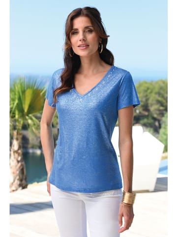 Bleu d'Azur Koszulka "Maxou" w kolorze niebieskim