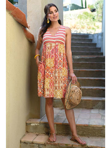 Bleu d'Azur Kleid "Meribel" in Orange/ Rosa