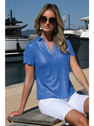 Bleu d'Azur Poloshirt "Robin" in Blau