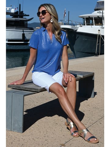 Bleu d'Azur Poloshirt "Robin" in Blau