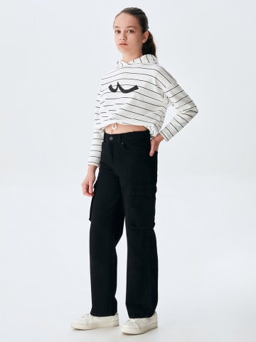 LTB Bojówki dżinsowe "Nilda G" - Regular fit - w kolorze czarnym