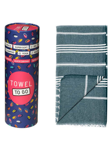 Samimi Hamamdoek donkerblauw - (L)180 x (B)100 cm