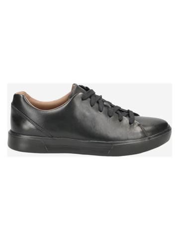 Clarks Skórzane sneakersy "Un Costa" w kolorze czarnym