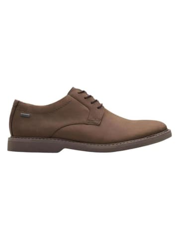 Clarks Leder-Schnürschuhe "Atticus" in Braun