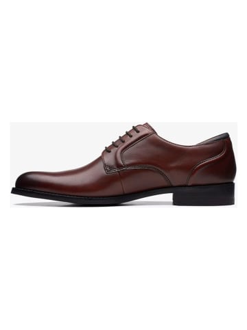 Clarks Skórzane trzewiki "Craft Arlo" w kolorze brązowym