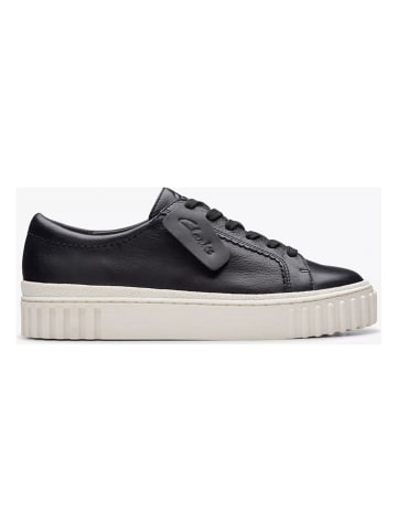 Clarks Leder-Sneakers "Mayhill Walk" in Schwarz