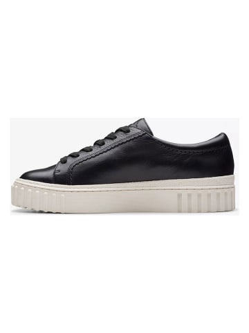 Clarks Leder-Sneakers "Mayhill Walk" in Schwarz