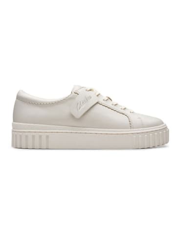 Clarks Leder-Sneakers "Mayhill Walk" in Creme