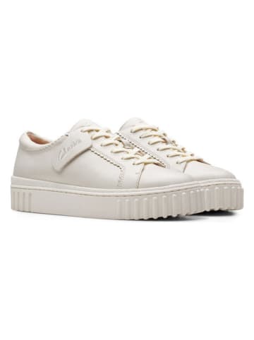 Clarks Leder-Sneakers "Mayhill Walk" in Creme