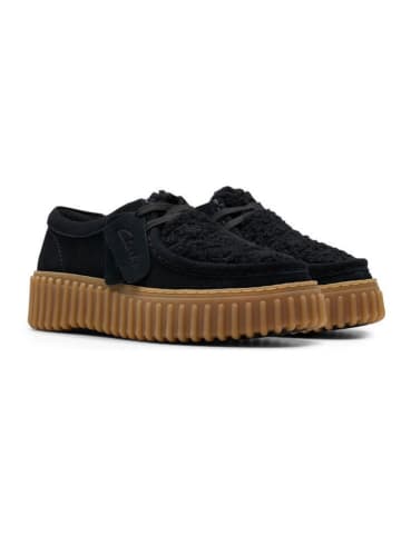 Clarks Skórzane trzewiki "Torhill Bee" w kolorze czarnym