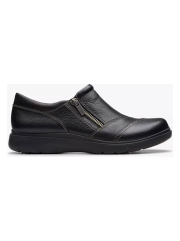Clarks Skórzane slippersy "Certina Pure" w kolorze czarnym