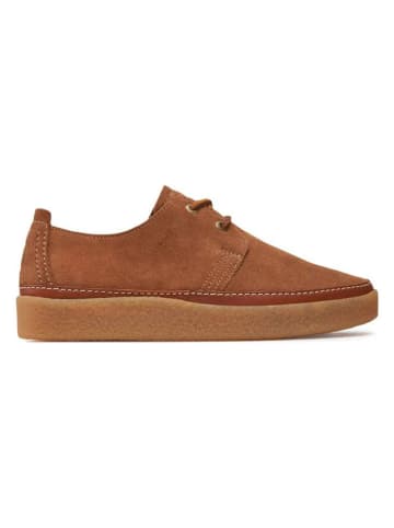Clarks Skórzane trzewiki "Clarkwood" w kolorze jasnobrązowym