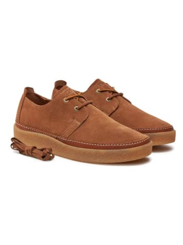 Clarks Skórzane trzewiki "Clarkwood" w kolorze jasnobrązowym