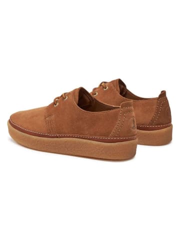 Clarks Skórzane trzewiki "Clarkwood" w kolorze jasnobrązowym
