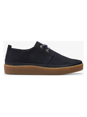 Clarks Skórzane trzewiki "Clarkwood" w kolorze granatowym