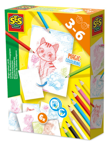 SES Tekenset "Magische Kleurkaarten" - vanaf 3 jaar