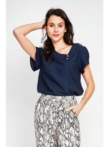Le Jardin du Lin Blouse donkerblauw