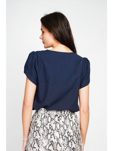 Le Jardin du Lin Blouse donkerblauw