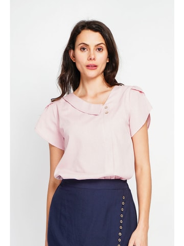 Le Jardin du Lin Bluse in Rosa