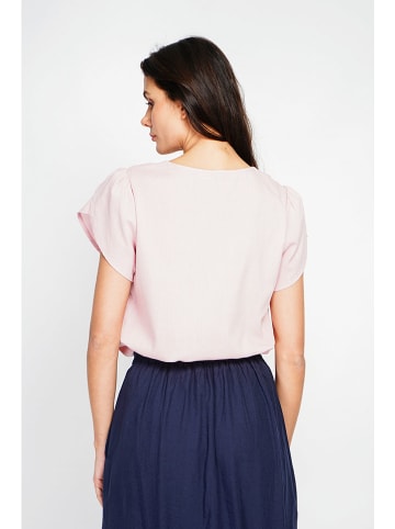 Le Jardin du Lin Bluse in Rosa