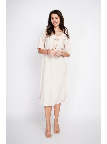 Le Jardin du Lin Kleid in Creme