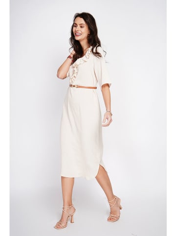 Le Jardin du Lin Kleid in Creme