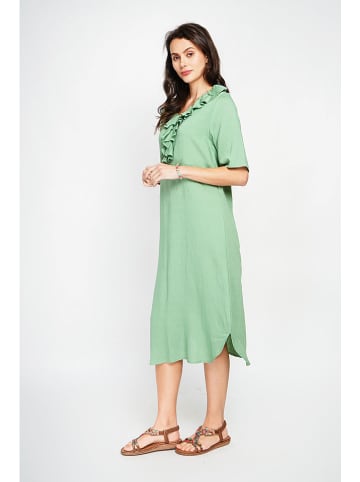 Le Jardin du Lin Kleid in Hellgrün