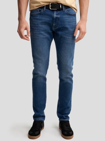 BIG STAR Dżinsy - Tapered fit - w kolorze granatowym
