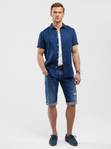 BIG STAR Spijkershort blauw