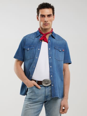 BIG STAR Koszula dżinsowa - Regular fit - w kolorze niebieskim