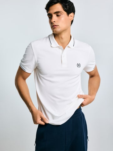 BIG STAR Koszulka polo w kolorze białym