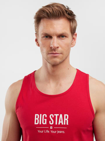 BIG STAR Top w kolorze czerwonym