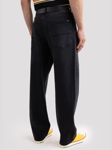 BIG STAR Spijkerbroek - loose fit - zwart