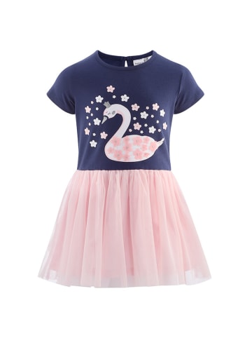 happy girls by Eisend Kleid in Dunkelblau/ Rosa
