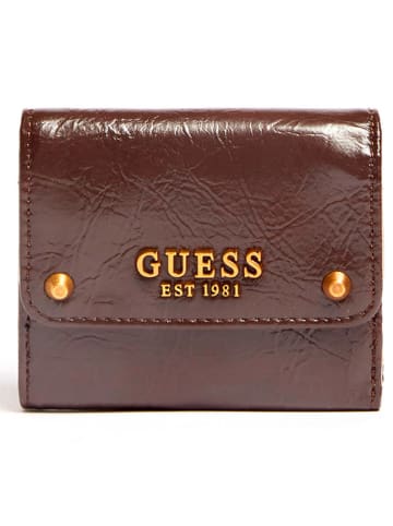 Guess Portemonnee bruin - (B)10 x (H)9 x (D)4 cm