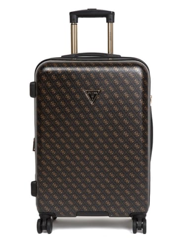 Guess Hardcase-Trolley in Braun - (B)44 x (H)64 x (T)26 cm
