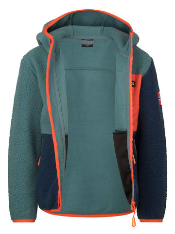 Trollkids Fleece vest "Aurlandsfjord" turquoise