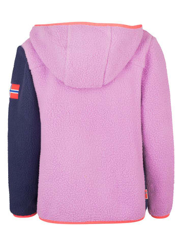 Trollkids Fleece vest "Aurlandsfjord" lichtroze