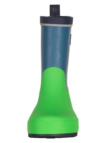 Trollkids Gummistiefel "Lysefjord" in Blau/ Grün