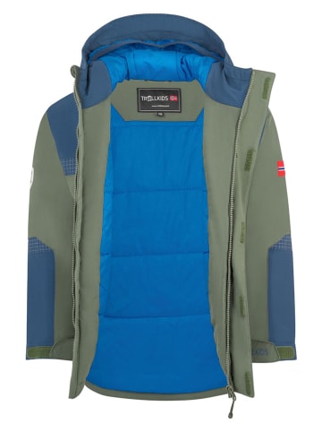 Trollkids Kurtka zimowa "Finnmark" w kolorze khaki