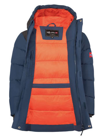 Trollkids Parka "Torsvag" w kolorze granatowym