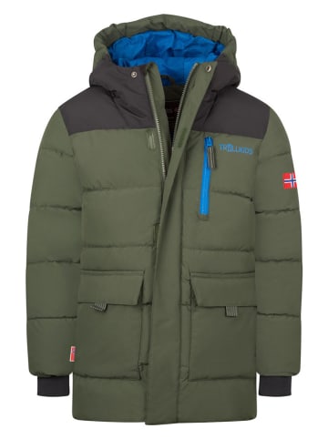 Trollkids Parka "Torsvag" w kolorze khaki