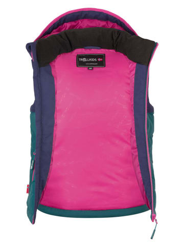 Trollkids Funktionsweste "Narvik XT" in Petrol/ Lila