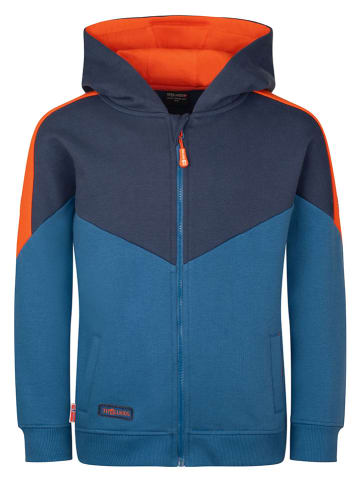 Trollkids Sweatjacke "Flekkefjord" in Blau