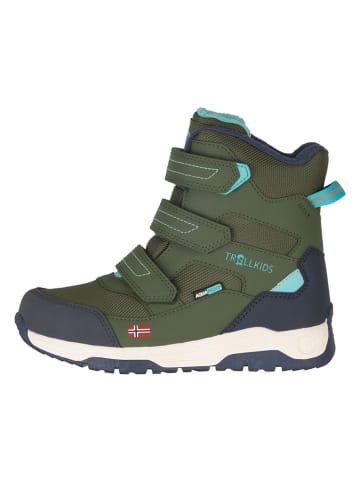 Trollkids Botki zimowe "Lofoten" w kolorze khaki