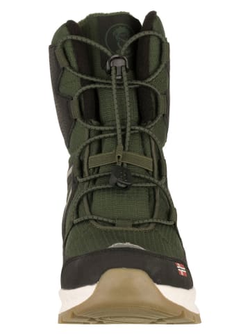 Trollkids Botki zimowe "Nordkapp" w kolorze khaki