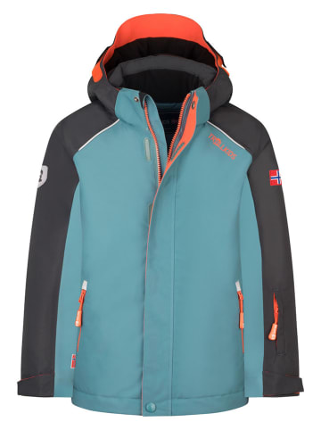 Trollkids Ski-/ Snowboardjacke "Holmenkollen" in Türkis