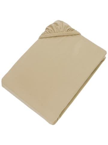 ESPRIT Spannbettlaken in Taupe