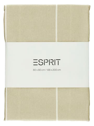 ESPRIT Komplet pościeli renforcé "Harp" w kolorze beżowym